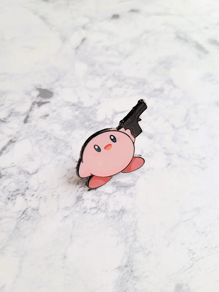 Enamel Pins | Gun Kirby Pin product image (1)