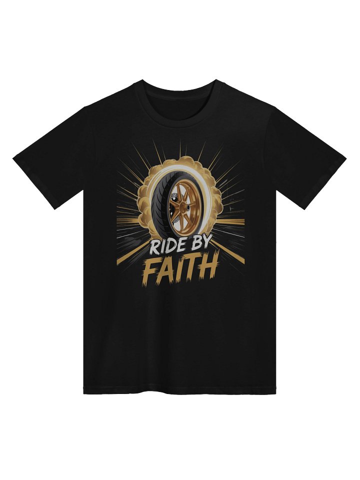 Faithful Ride Gold Spokes T-Shirt product image (1)