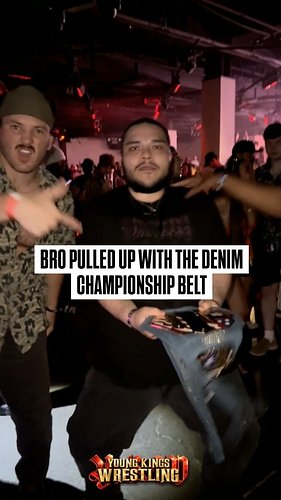 Bro pulled up to @wrestlelitlive with the homemade belt 🔥🔥🔥
.
.
.
.
#WrestleLIT #YKWrestling #VegasNightlife #WrestlingReels ...
