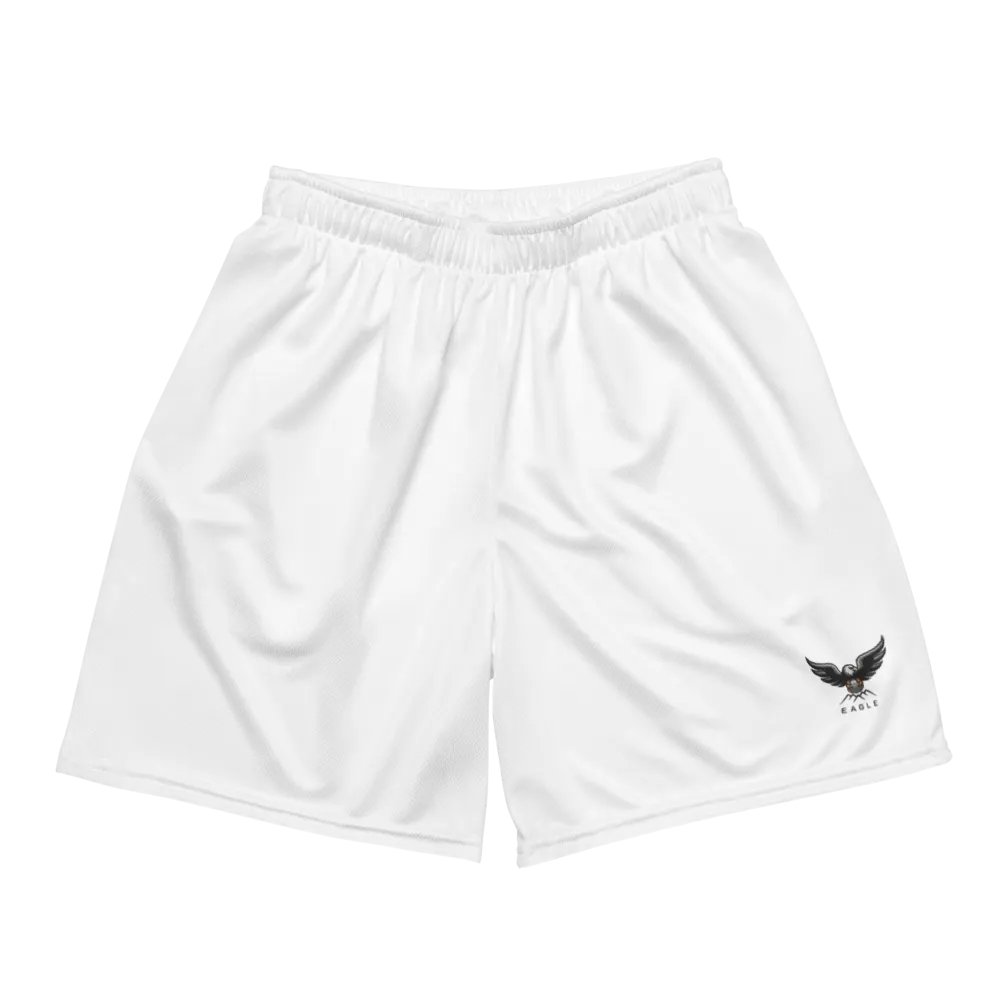 Zenith Eco-Friendly All-Over Print Recycled Mesh Shorts - White, 2XS-6XL product image (2)