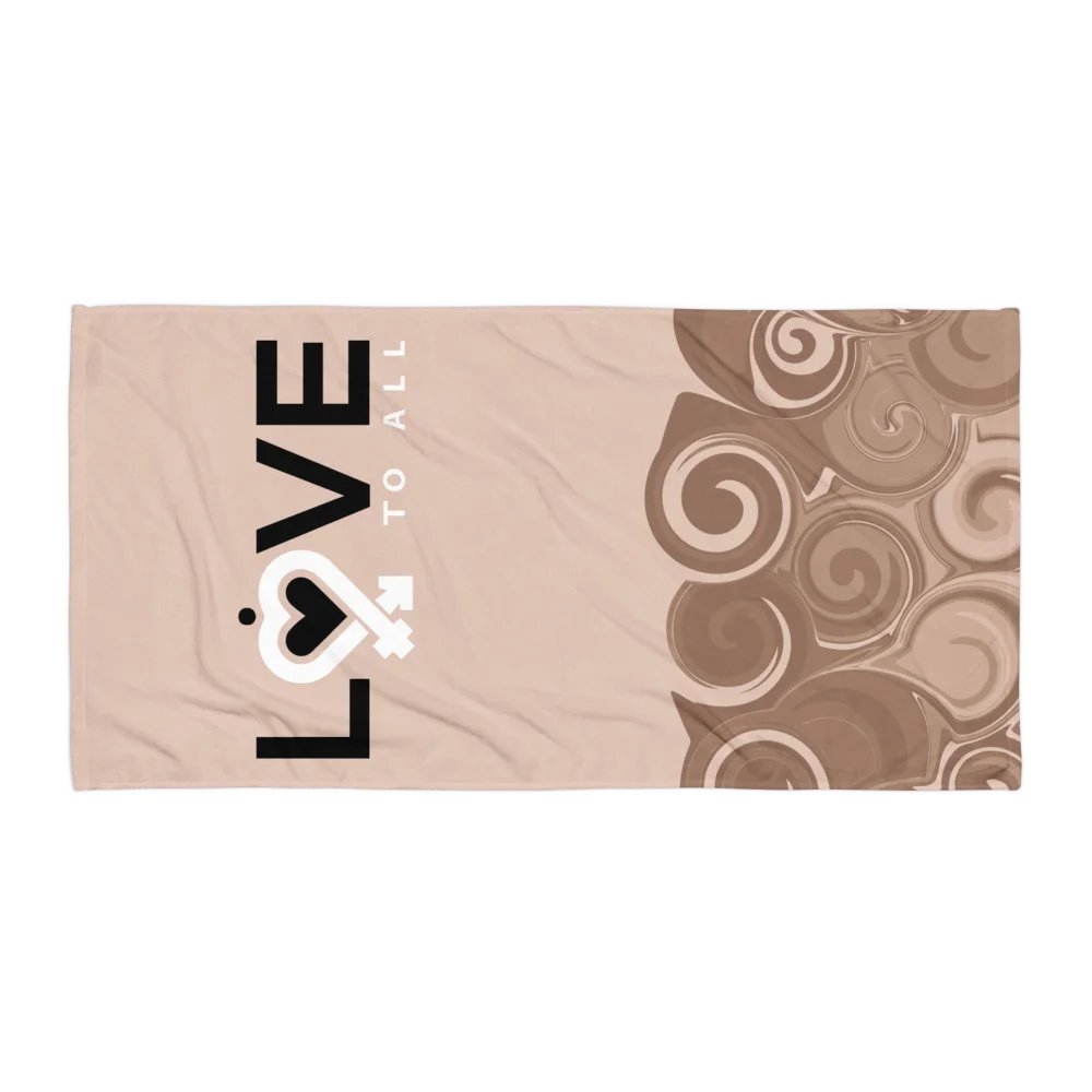 L2A Brown Swirl Towel product image (2)