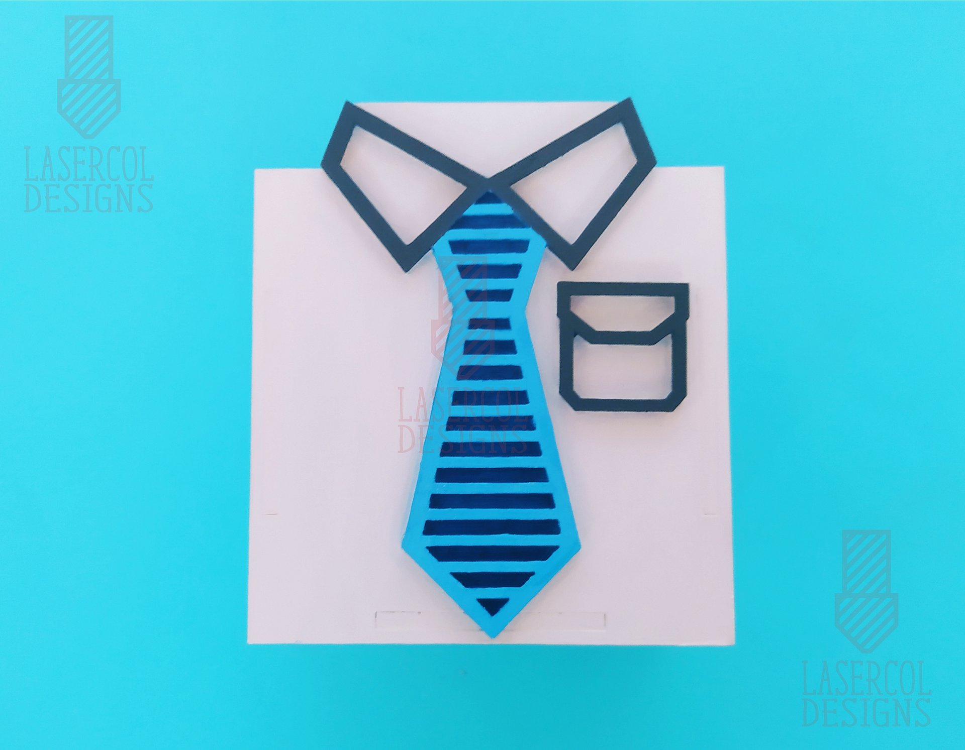 Father's Day Gift Box (Four Sizes) - Laser Cut Files product image (7)