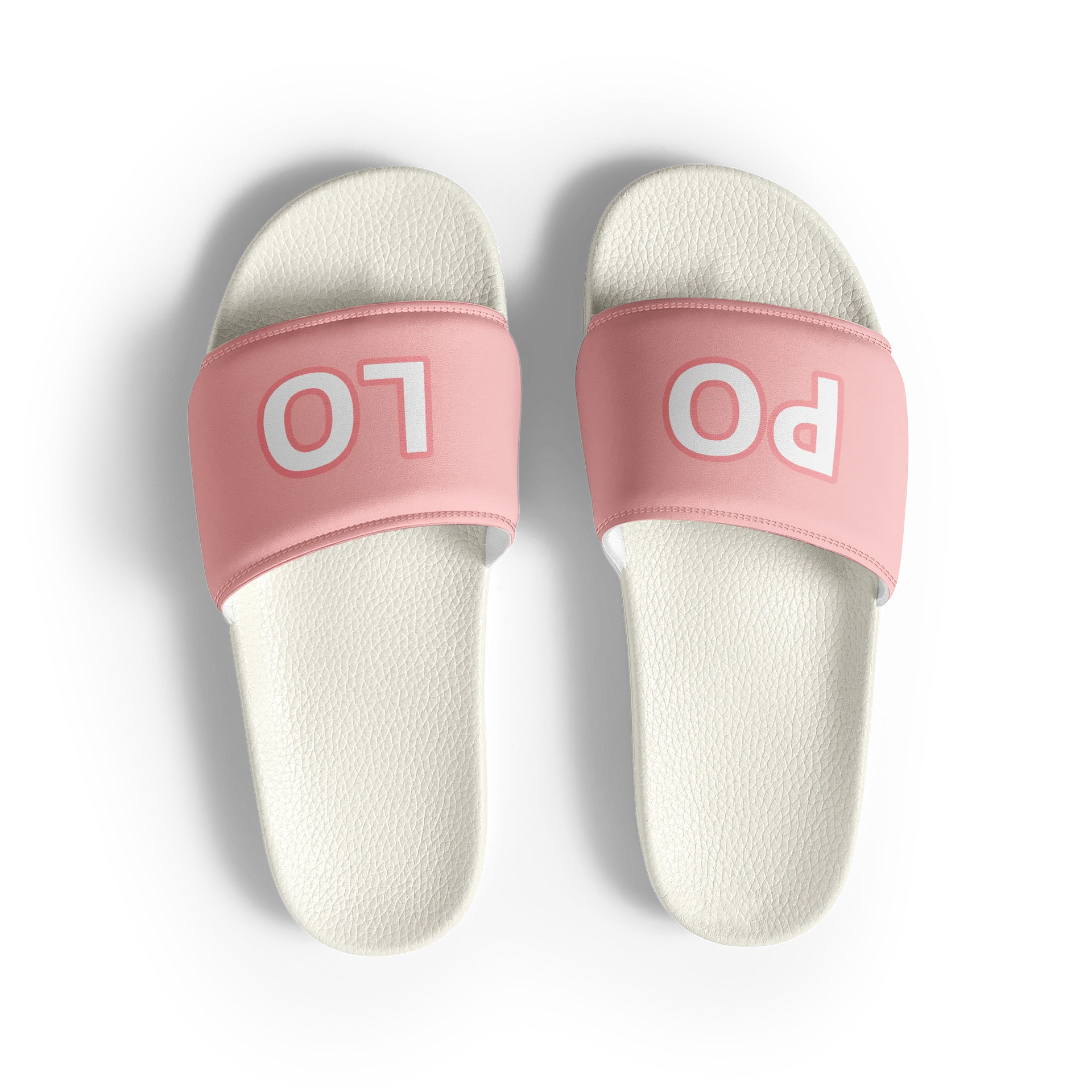 Pink Monogram Women's Slides product image (7)