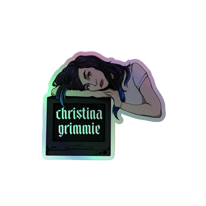 Grimmie TV Holographic Sticker product image (2)