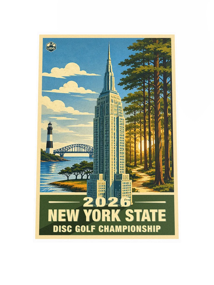 New York State Disc Golf Championship – Poster product image (1)