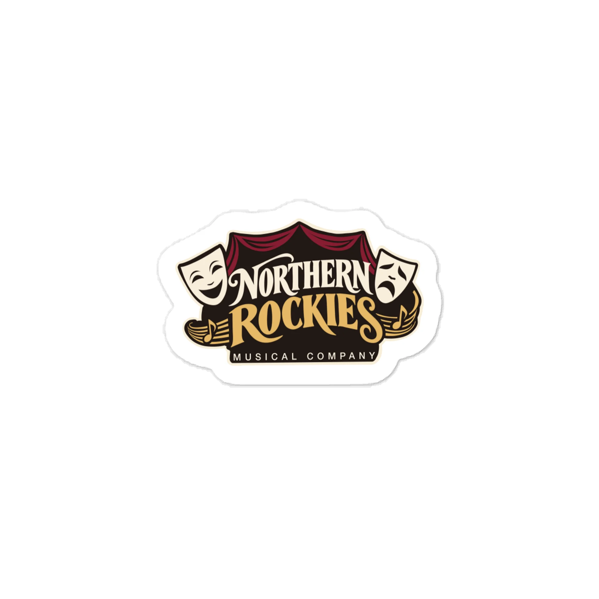 Northern Rockies Musical Company Vinal Sticker product image (1)