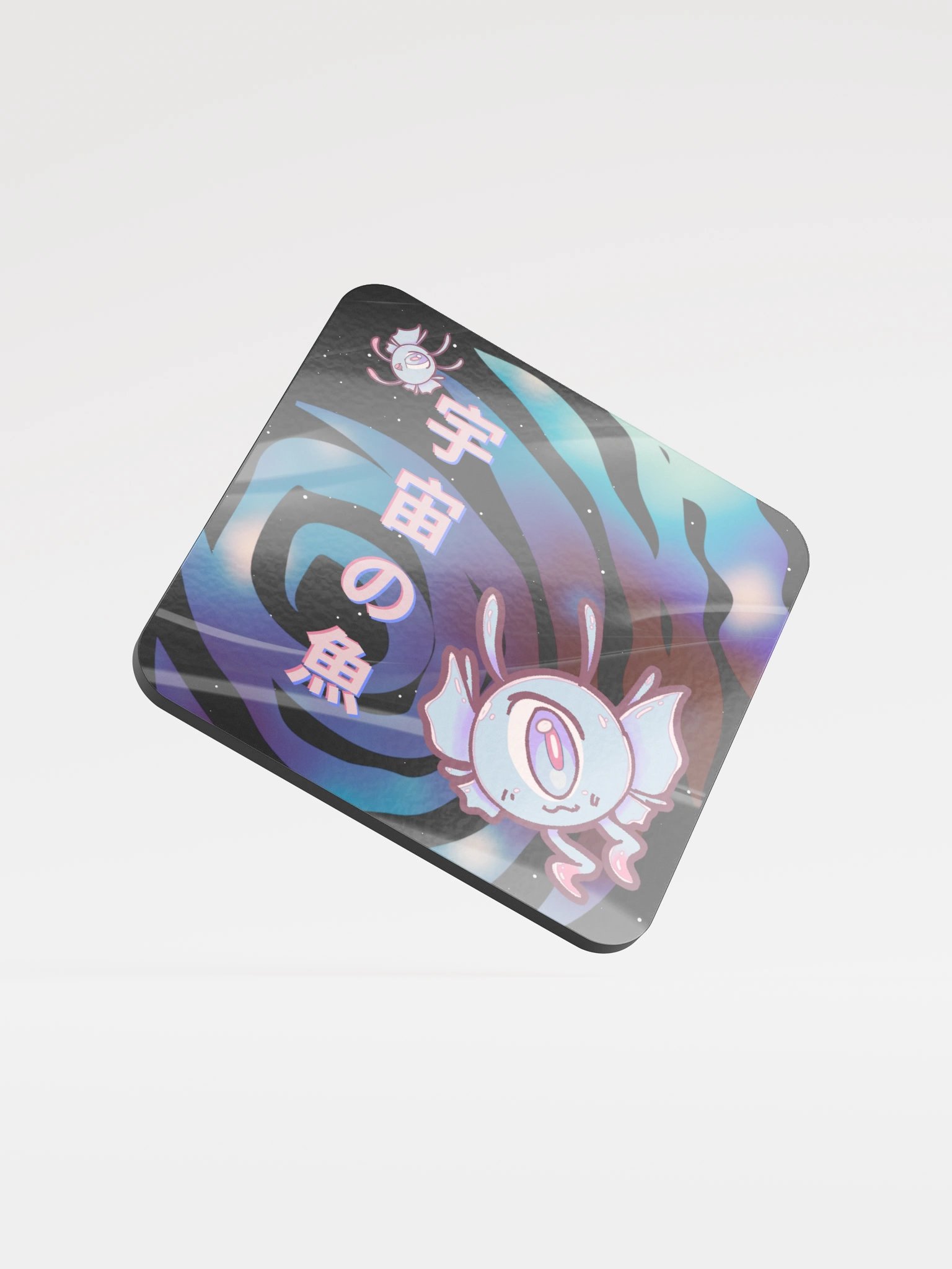 “fish of outer space” - coaster (bubblin) product image (1)