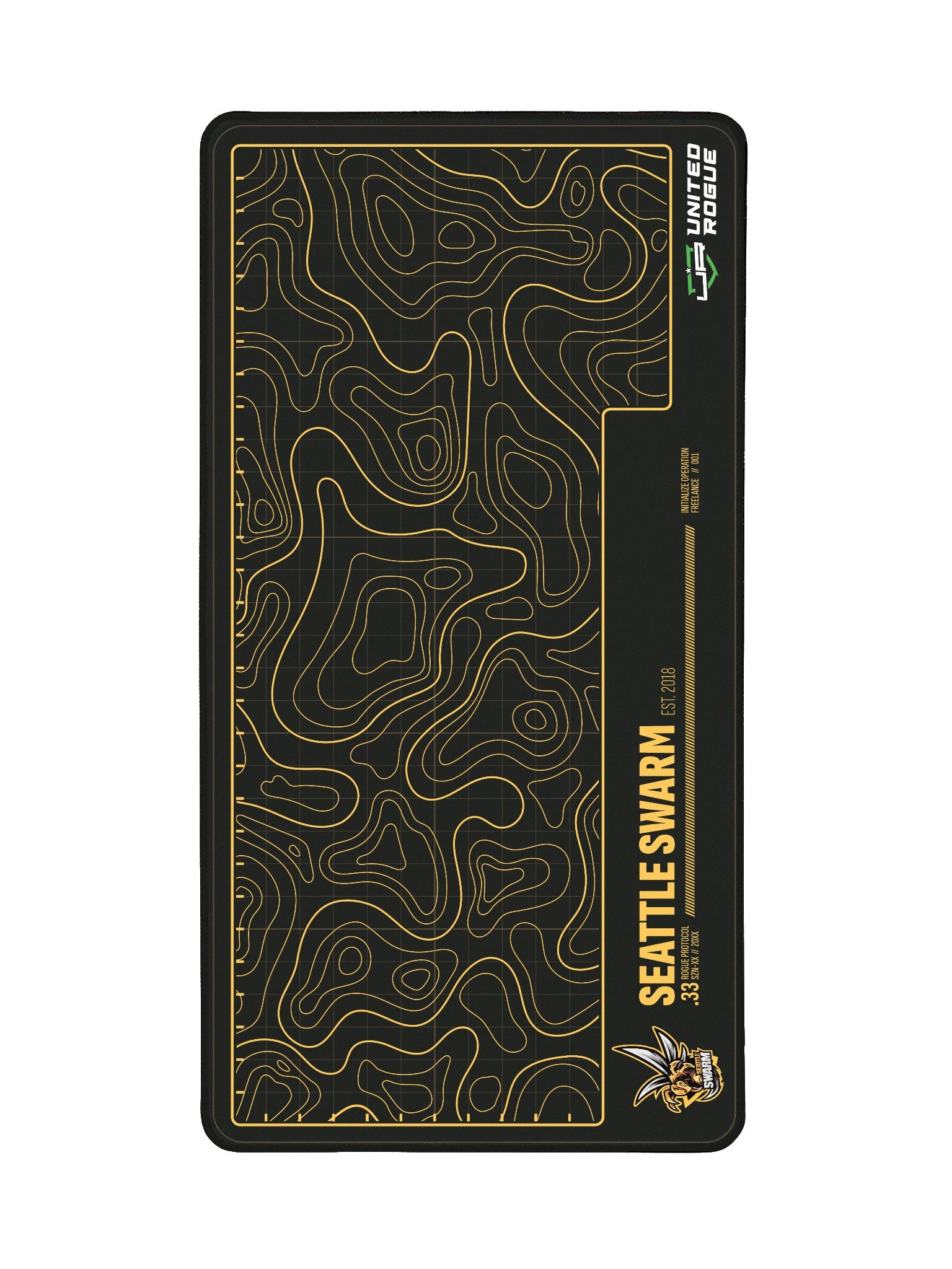 Seattle Swarm Map Desk Mat product image (2)