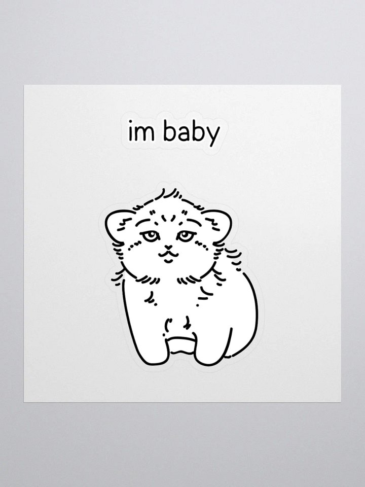 I'm Baby Manul - Sticker product image (2)