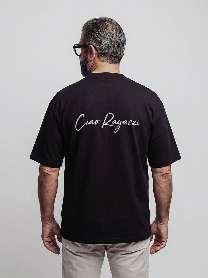„Ciao Ragazzi“ Oversized Organic Heavy Tee product image (2)