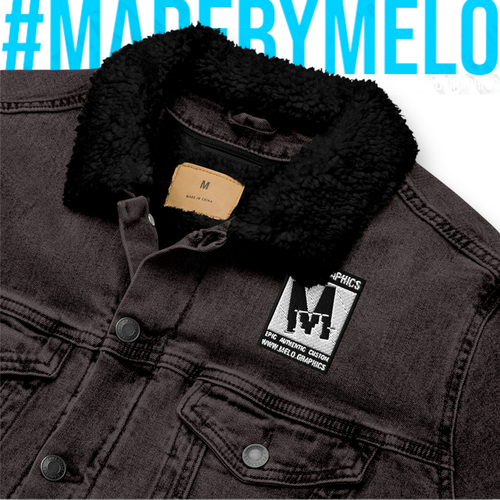 Rated M - Sherpa Denim Jacket | #MadeByMELO product image (8)