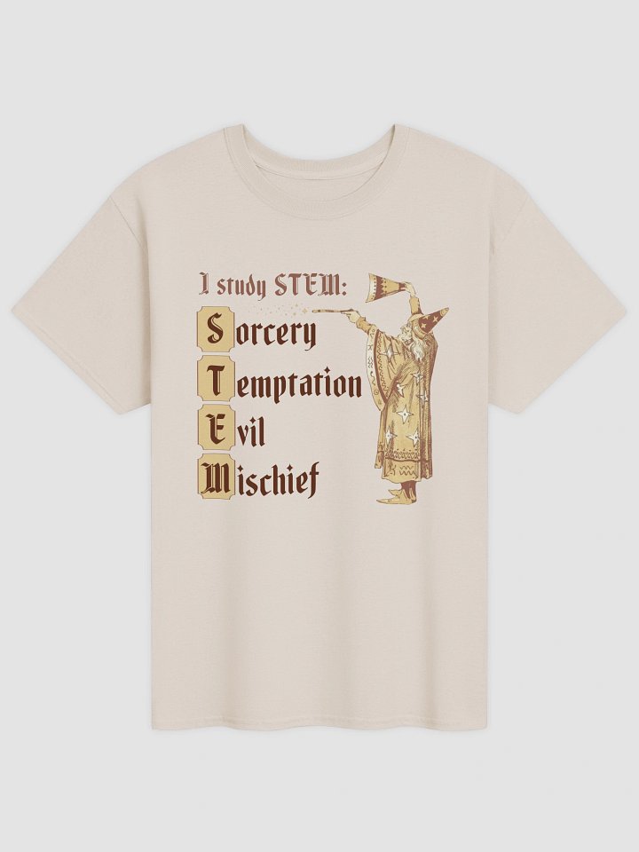 I Study STEM Wizard T-shirt product image (1)