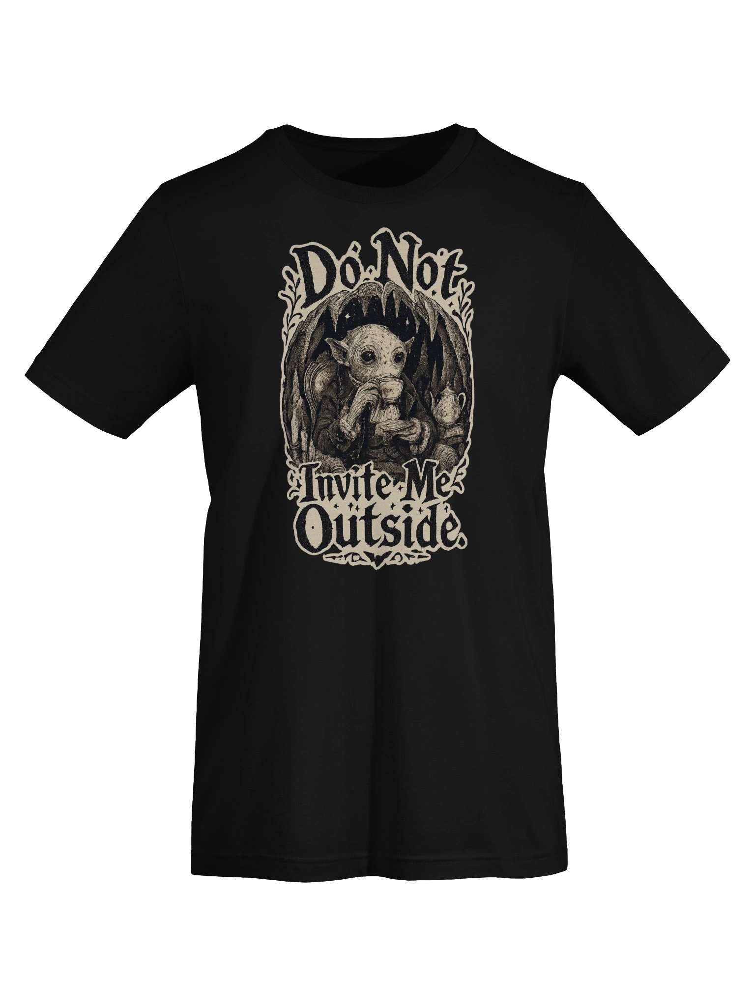 Do Not Invite Me Outside Gothic Tee product image (5)