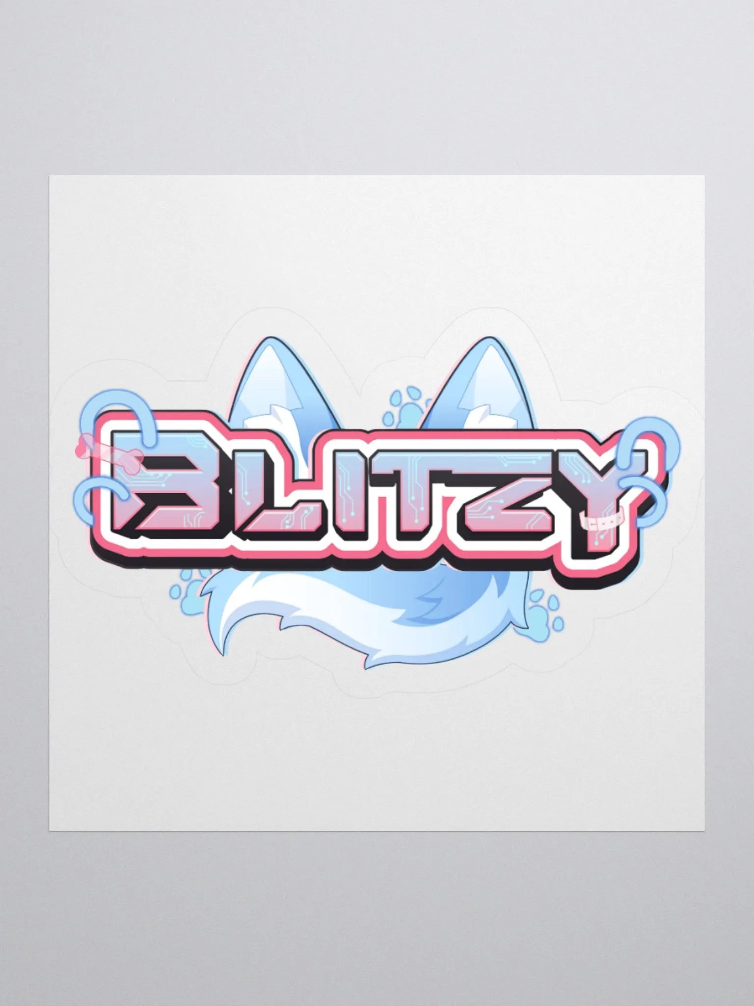 Blitzy logo sticker product image (1)