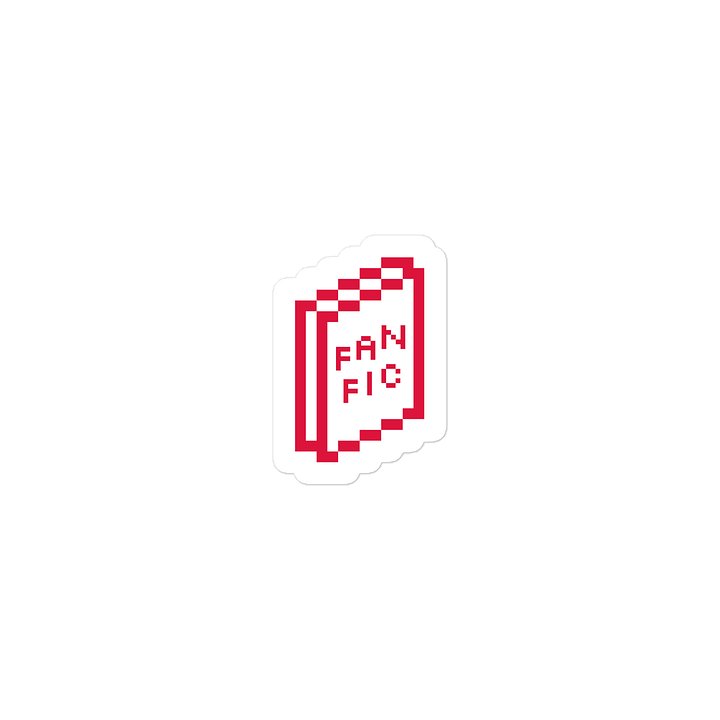 KUDOS // FAN FIC Book Pixel Art Die-Cut Sticker product image (2)