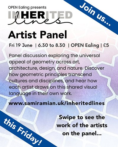 My InHERitedlines exhibition is heading in to its last weekend! And thus the closing event, the one I'm most excited about is...