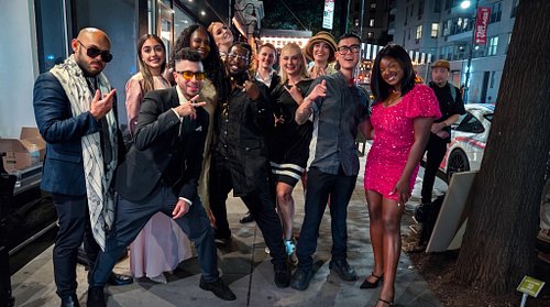 Different lanes. One vibration. 🌟🥂✨

The full collective lighting up 8th Street in Greenwich Village after an unforgettable N...