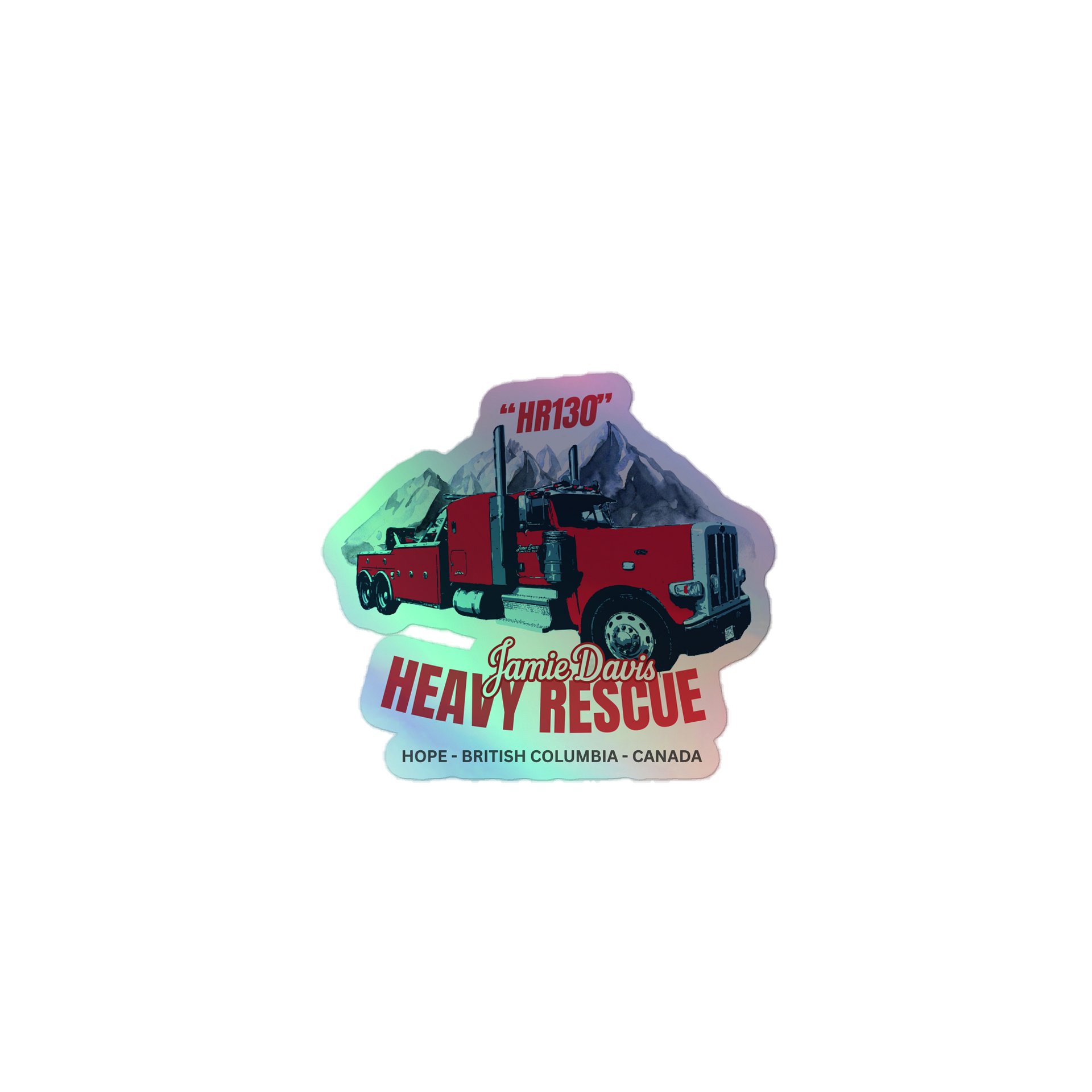 HR130 Holographic Sticker Sheet product image (1)
