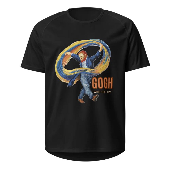 Gogh with the Flow Unisex Sports Jersey product image (1)