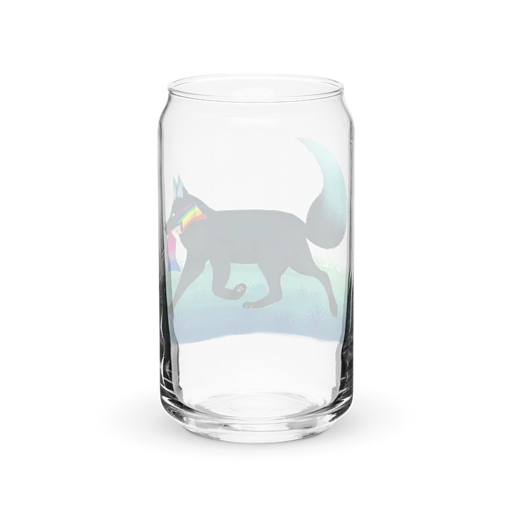 Both Flags - Fox Pride Trot Can-Shaped Glass product image (2)