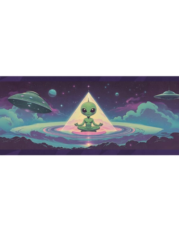 Cosmic Meditation Yoga Mat product image (4)