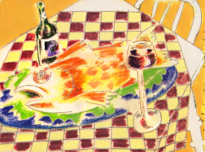 Feast with Checkered Cloth print (undated) product image (1)