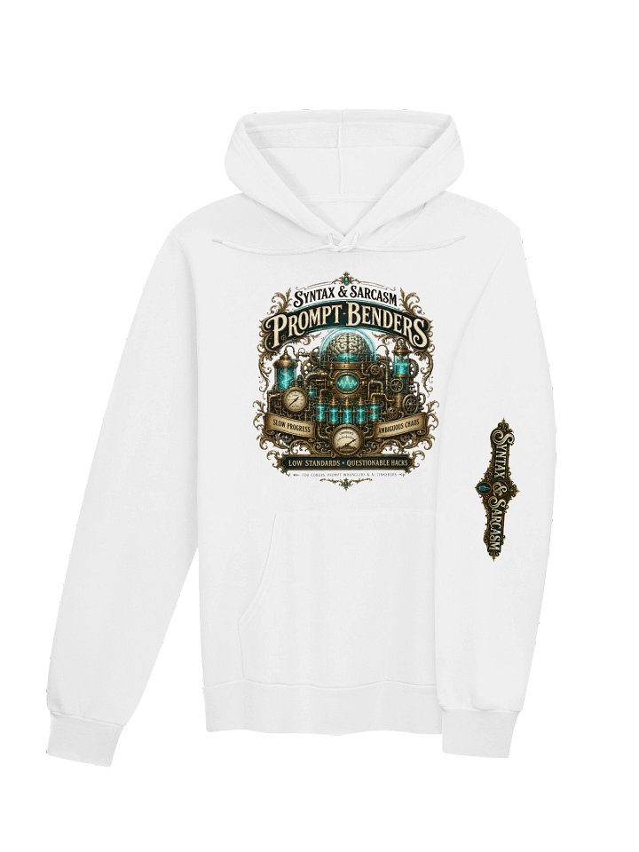 Syntax & Sarcasm Prompt Benders Premium Oversized Hoodie product image (1)