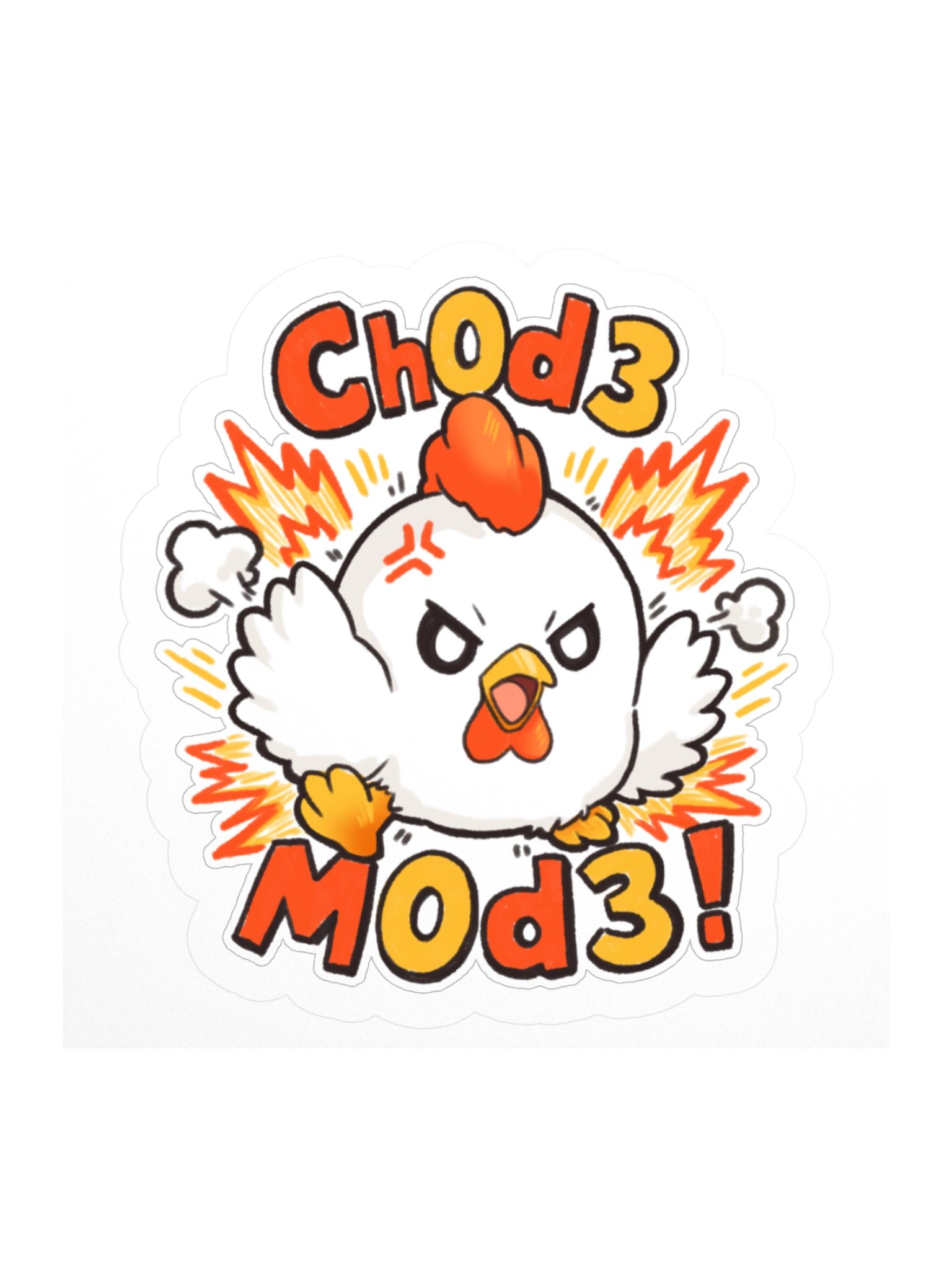 Ch0d3 M0d3! Pal Sticker product image (1)