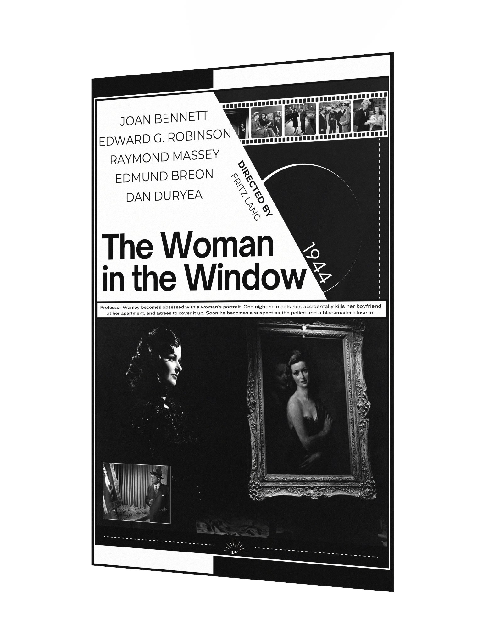 The Woman in the Window with Edward G. Robinson, Joan Bennett and Raymond Massey 1944 | Movie Poster | 12x18 Wall Art product image (3)
