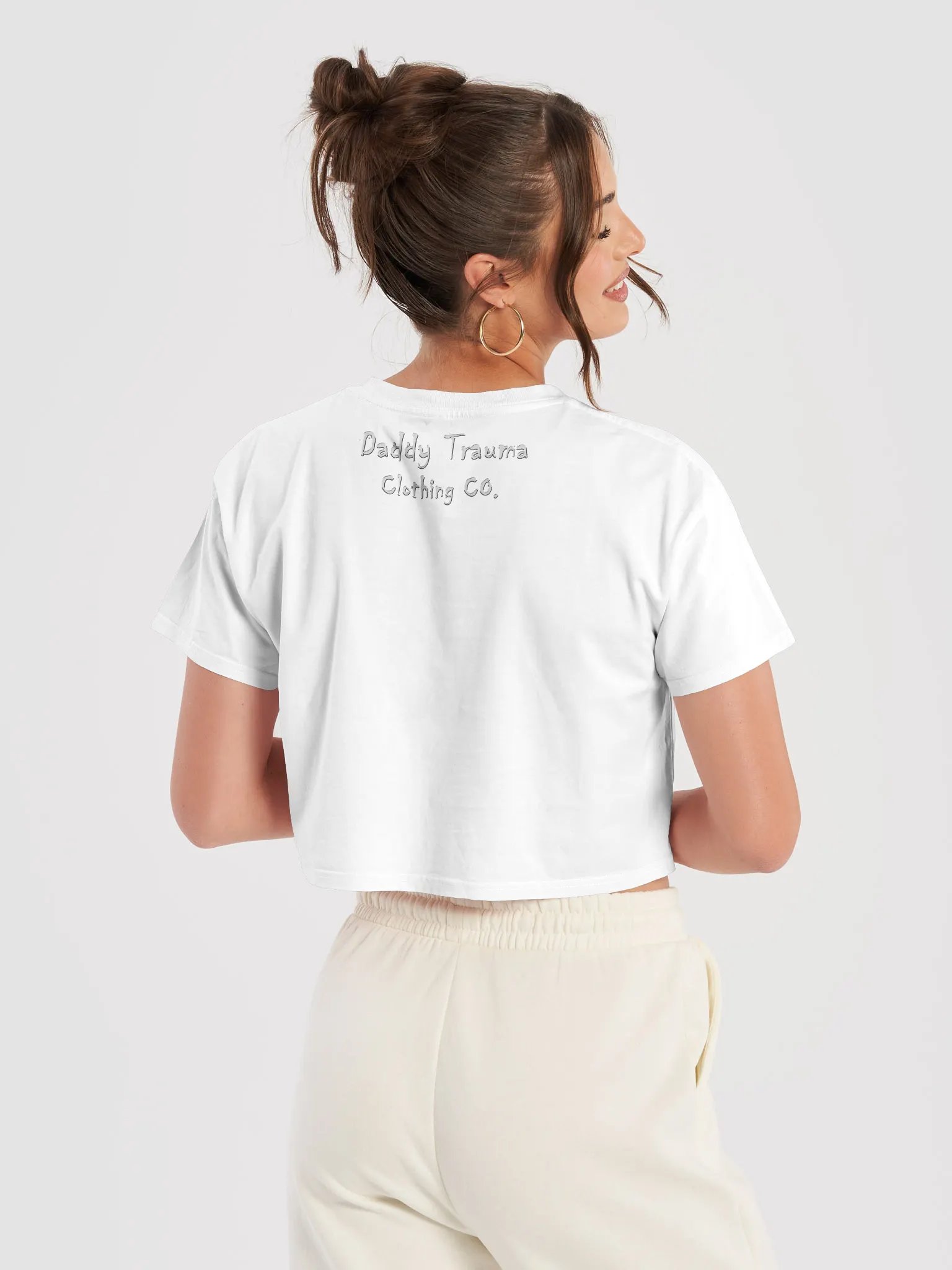Daddy's Little Dumpster Fire Crop Top product image (2)