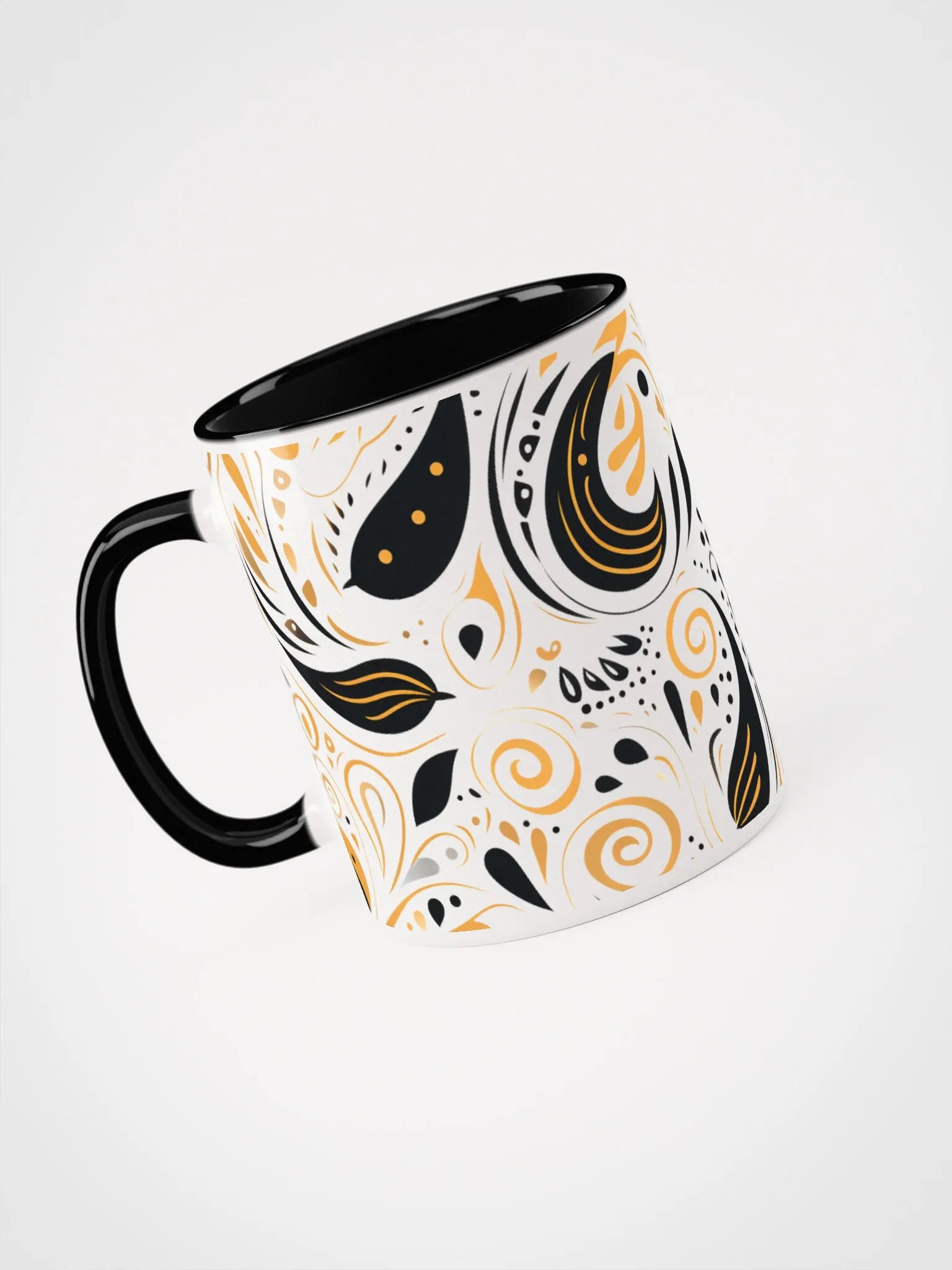 Corvus Cornix Doodle Pattern Mug product image (3)