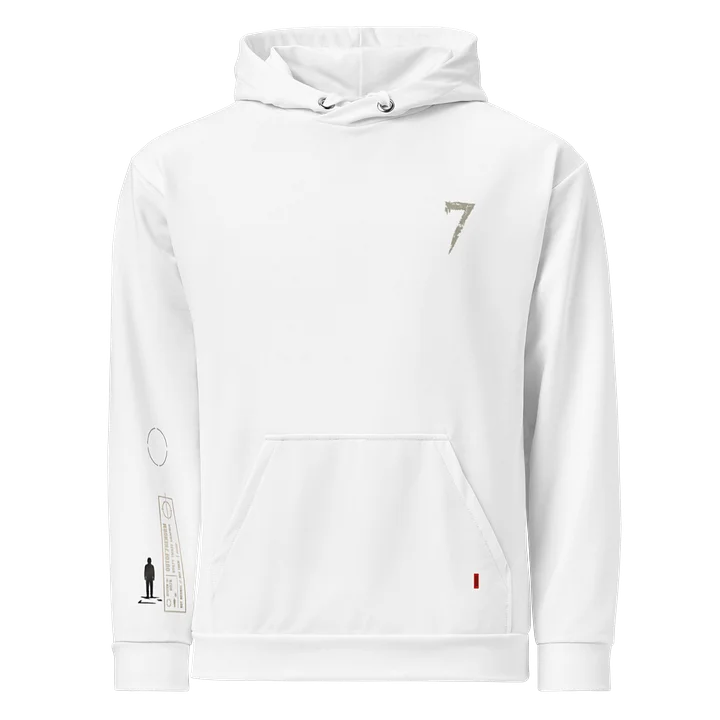 Speckled '7' Minimalist All-Over Print Hoodie product image (1)