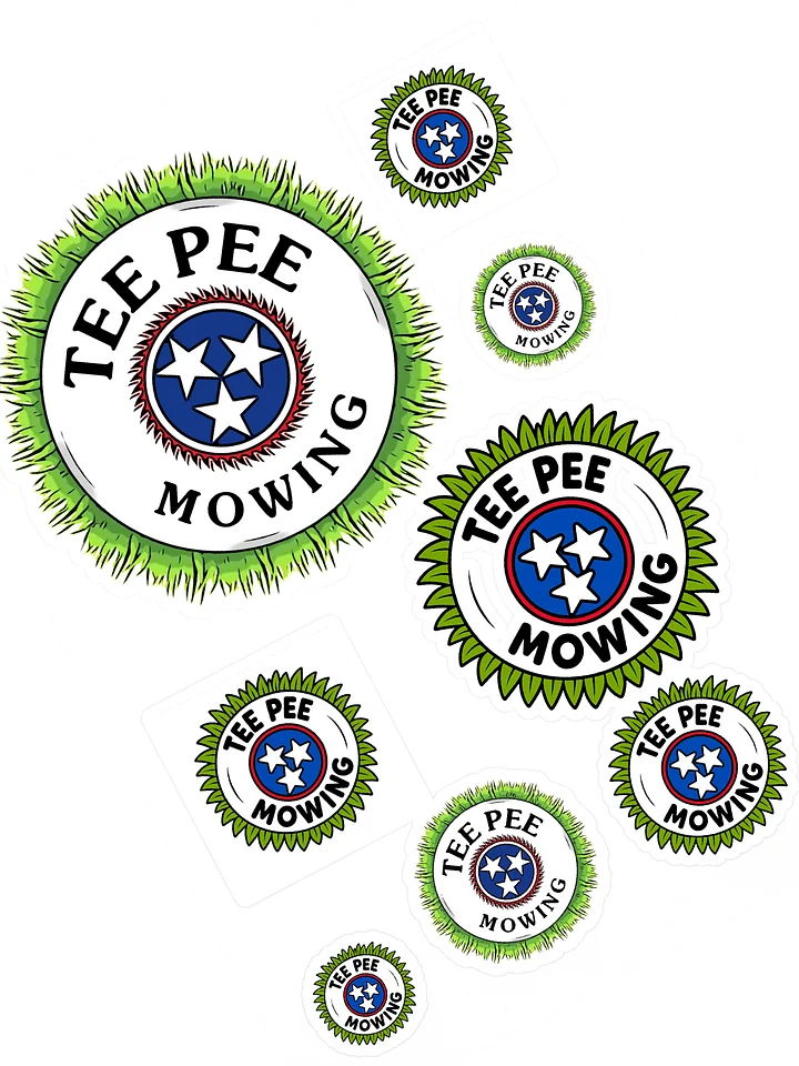 Tee Pee Mowing Stickers product image (1)