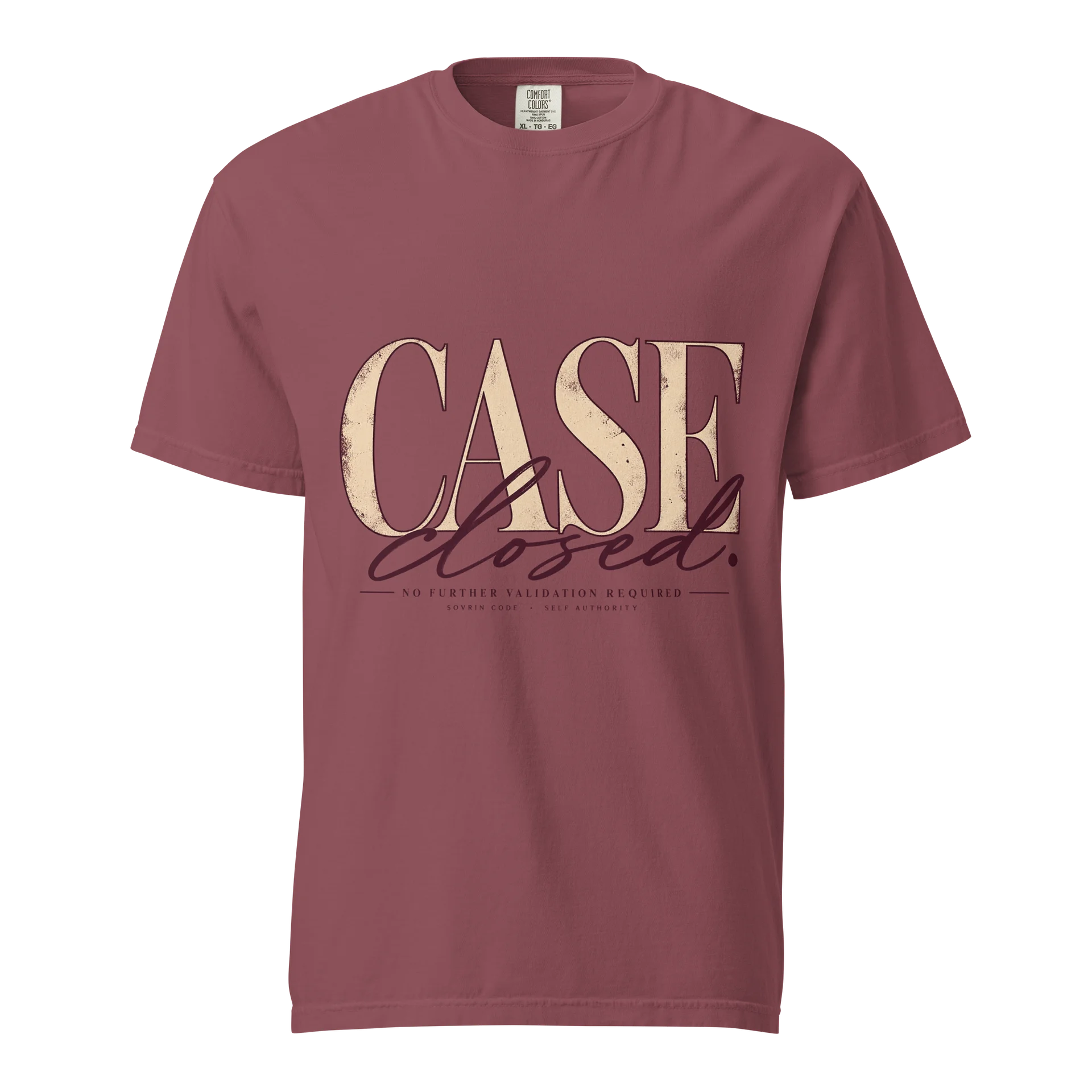 CASE CLOSED Signature Tee product image (6)