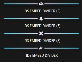 Clear Skies Embed Divider Bars product image (1)