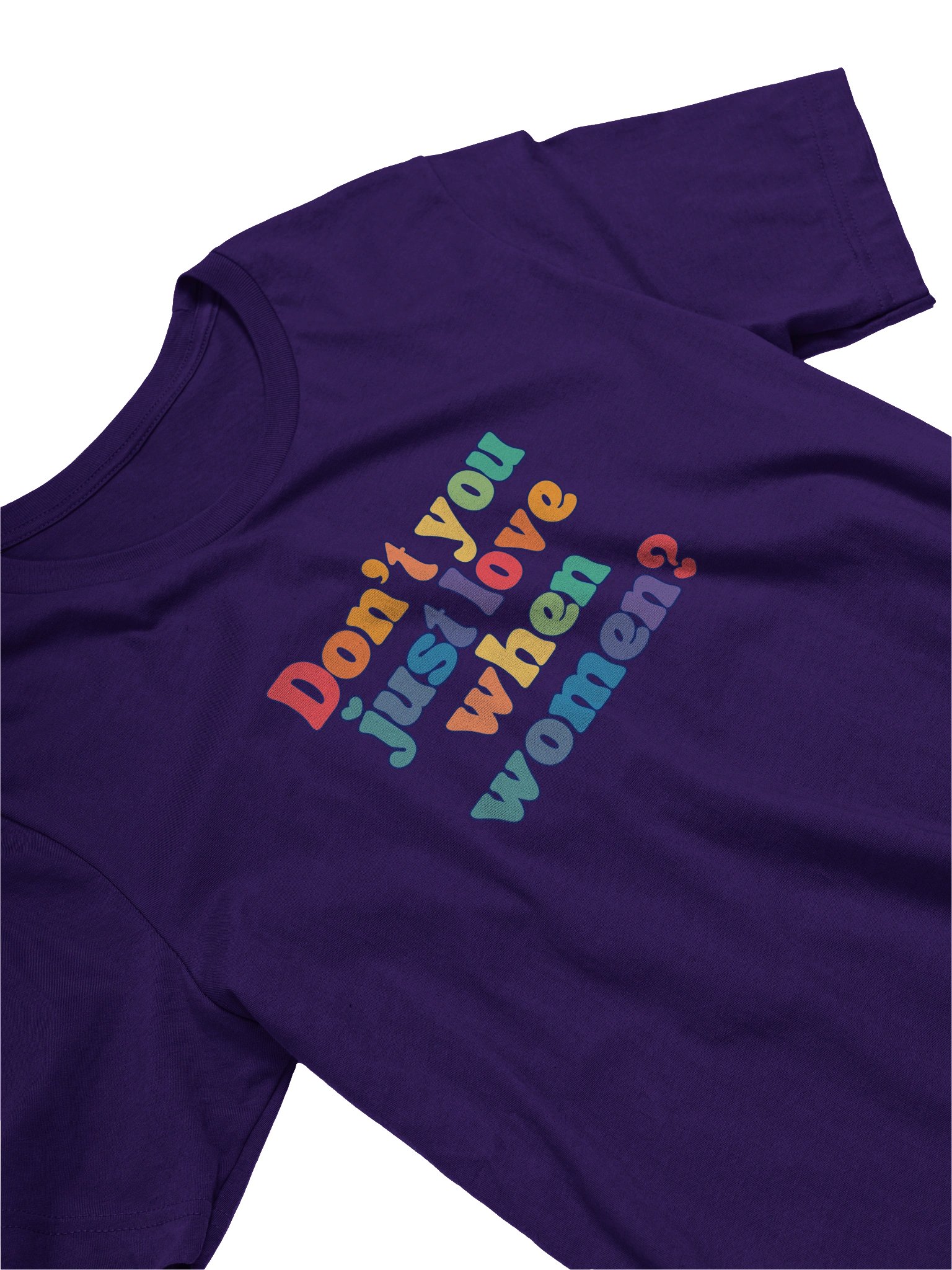 Love Women tee - rainbow colors product image (3)