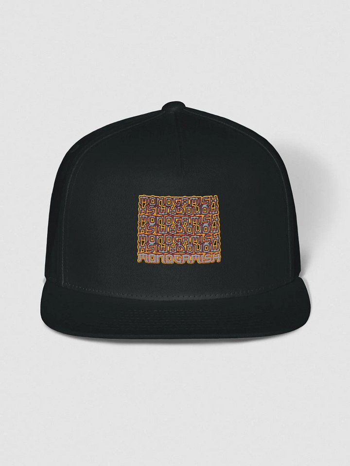 Monogamish words snap back cap product image (5)