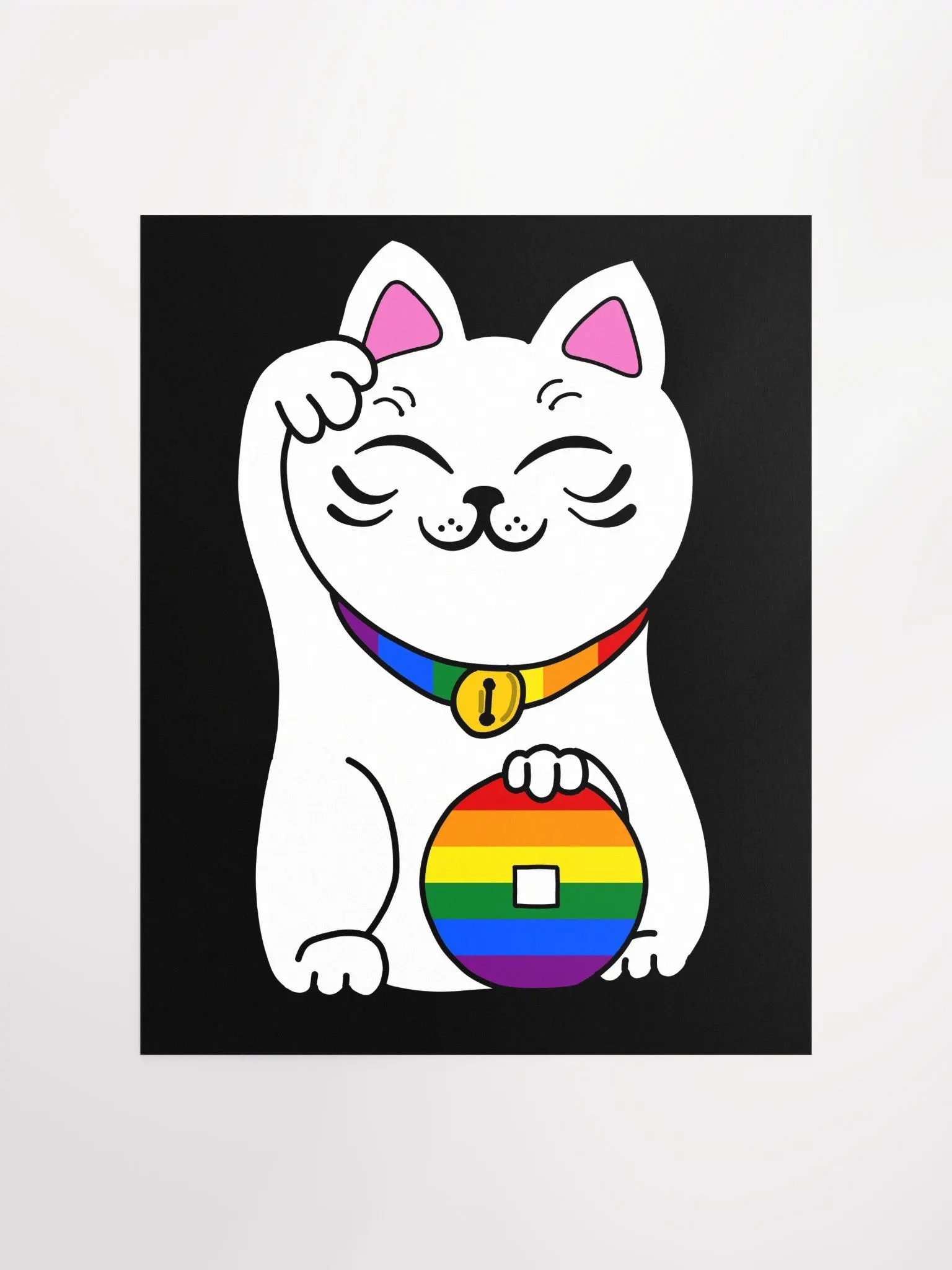 Maneki neko pride poster product image (1)