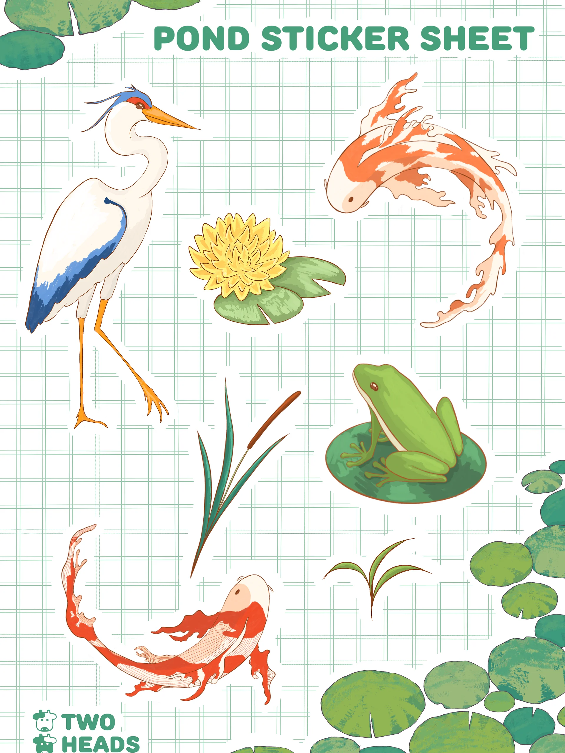 Pond Sticker Sheet product image (1)