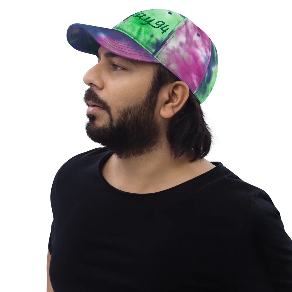 TEEEJAY94 TIE-DYE DAD HAT (PURPLE) product image (10)