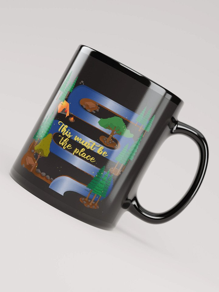 This Must be the Place, black ceramic mug product image (1)