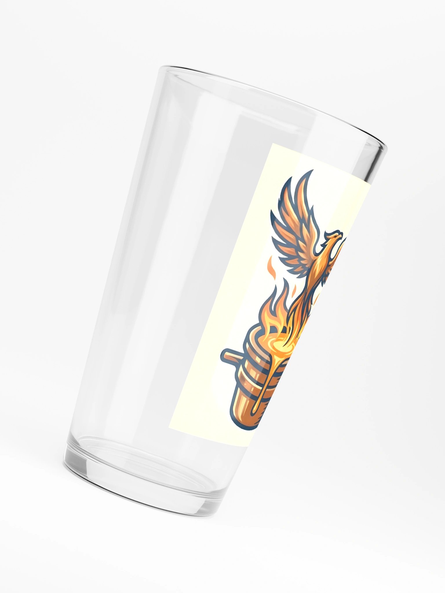 Prometheus_Pyrography - Pheonix, Tall Glass product image (6)