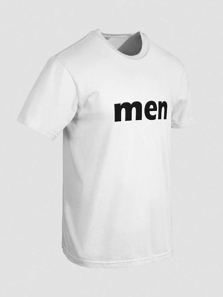 embroidered men t-shirt ("men" as in it literally says men) product image (7)