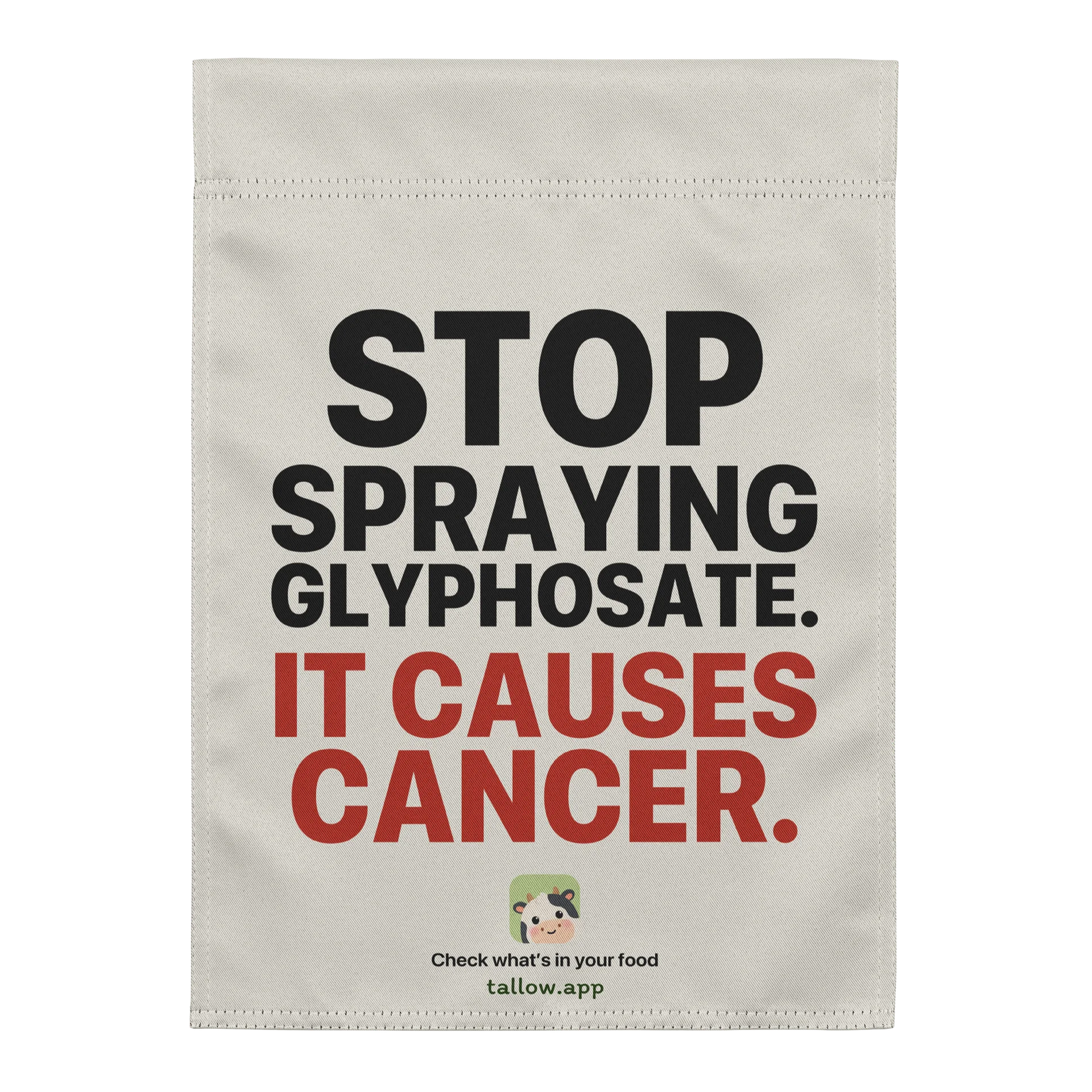 Stop Spraying Glyphosate Garden Flag product image (1)