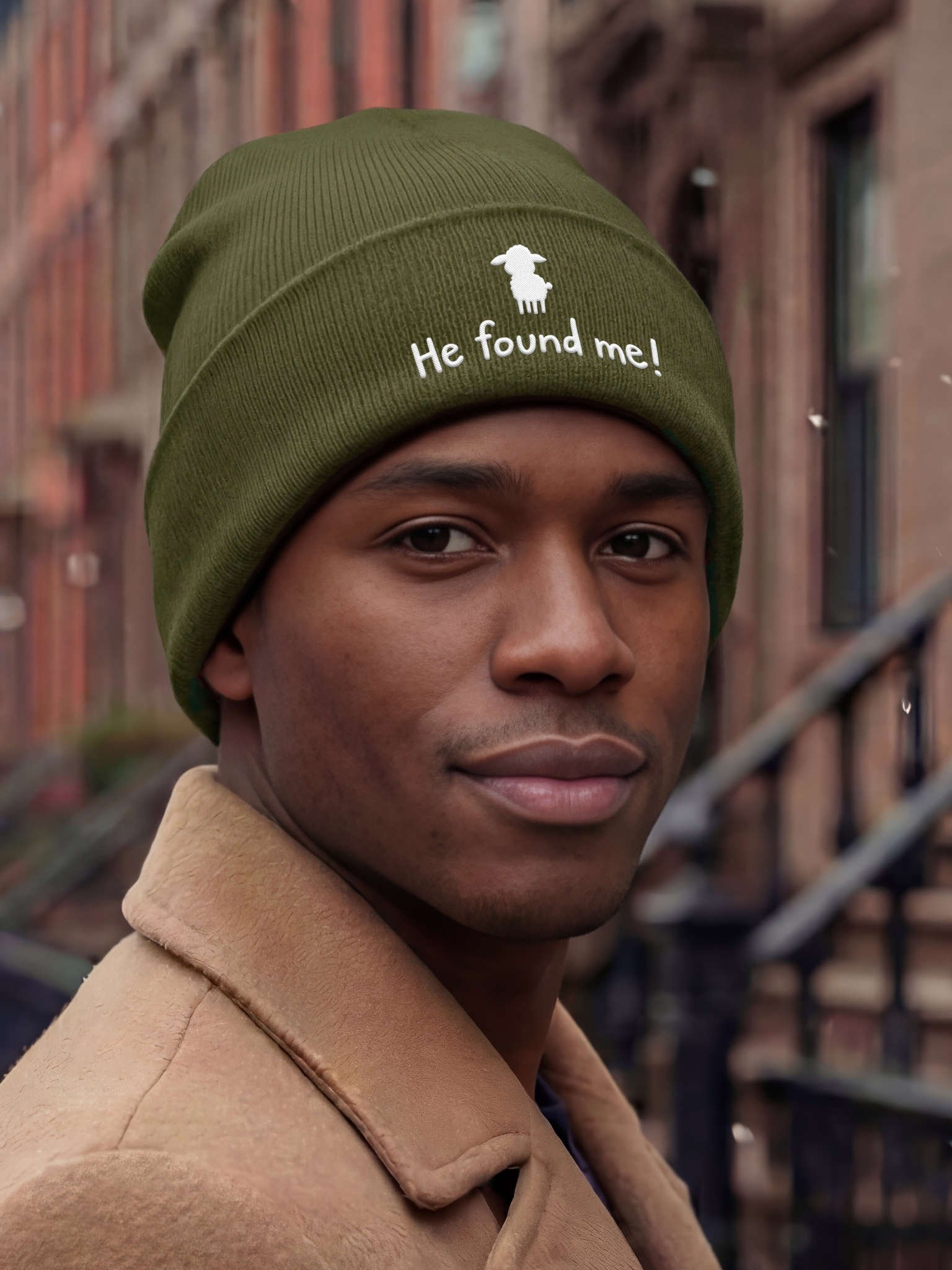 He found me! Embroidered Cuffed Beanie – Soft & Cozy Unisex Accessory for Everyday Elegance product image (9)