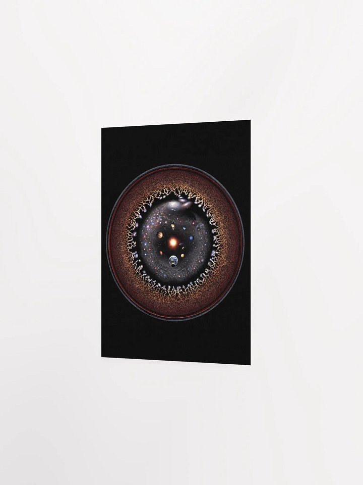 Observable Universe Logarithmic Illustration Poster product image (16)