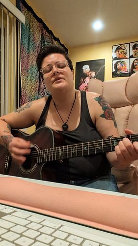 A little late night practice... my new song called 