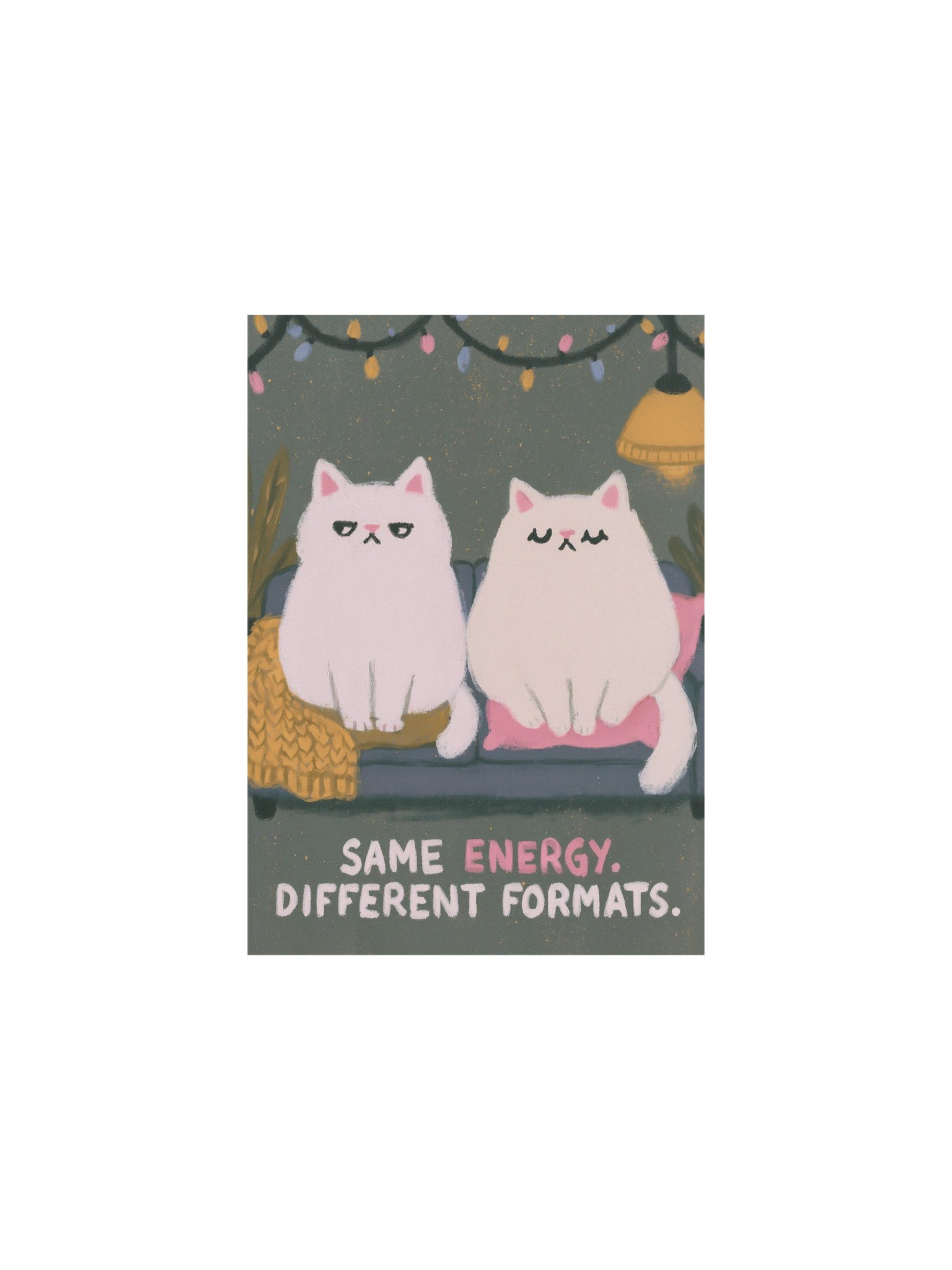 Same Energy Cats Poster product image (1)
