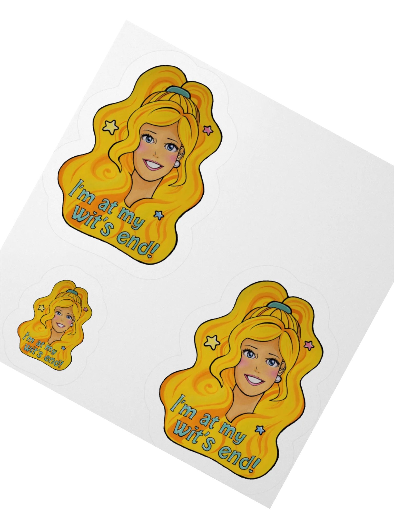 Wit's End smaller sticker product image (2)