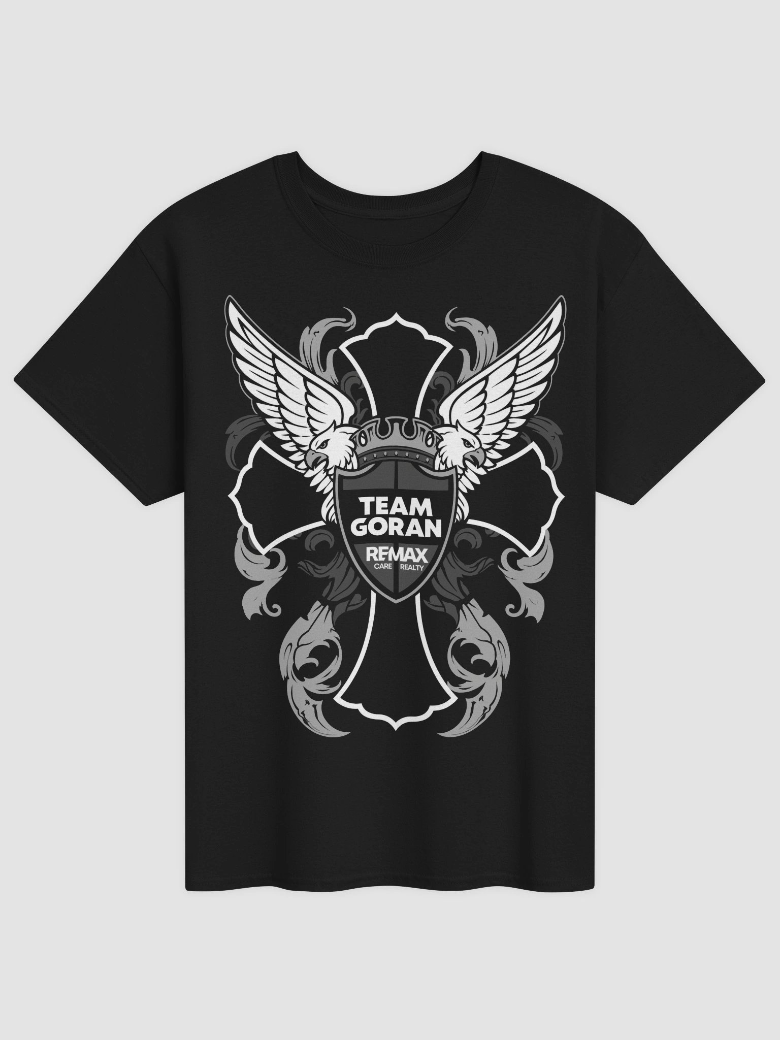 Gildan Heavyweight TEAM GORAN Winged Logo Shirt product image (4)